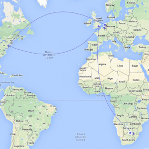 pretty impressive itinerary...